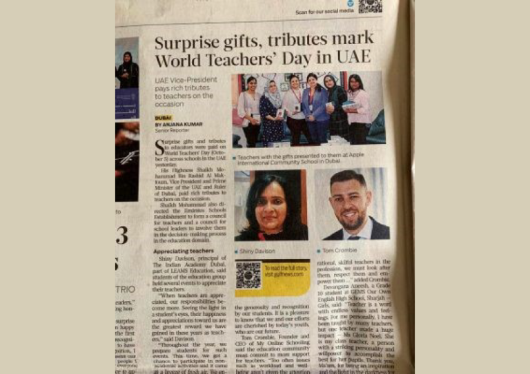 Surprise gifts and tributes mark World Teachers’ Day 2022 in UAE